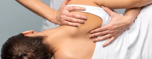 Hands-on therapy illustration from the original practice website